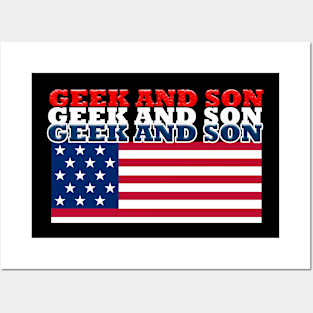 Geek and Son FLAG Posters and Art